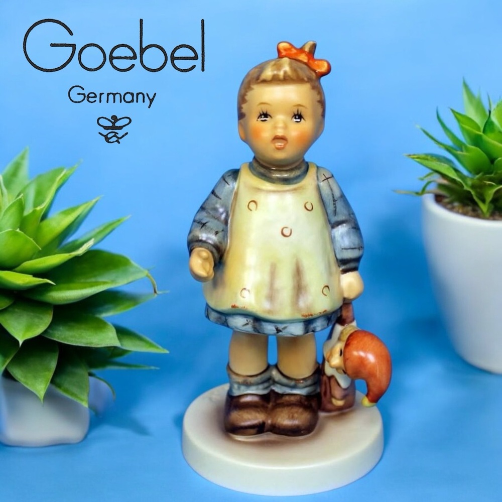Limited Edition M.I. Hummel Goebel “Fascination”, Little Girl with Doll - 649/0